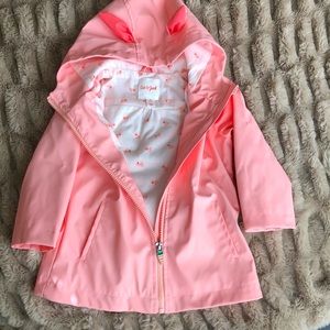 Like NEW! Cat & Jack bunny raincoat size 3T